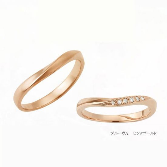 結婚指輪プルーヴ　K10ピンクゴールド　3万円台　結婚指輪